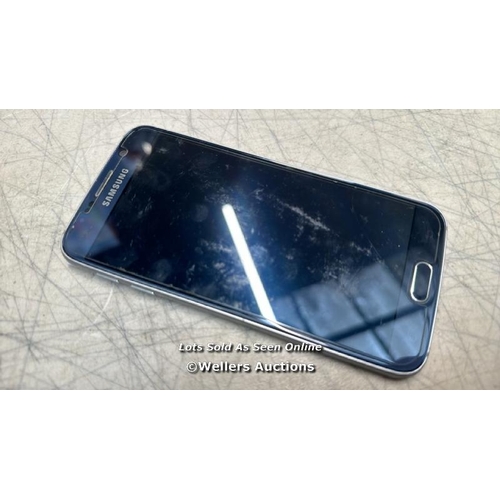 3023 - GALAXY S6 DUAL / SM-G920F / 32GB / GOOGLE LOCKED / IMEI 3591500611346318 / BACK DAMAGED