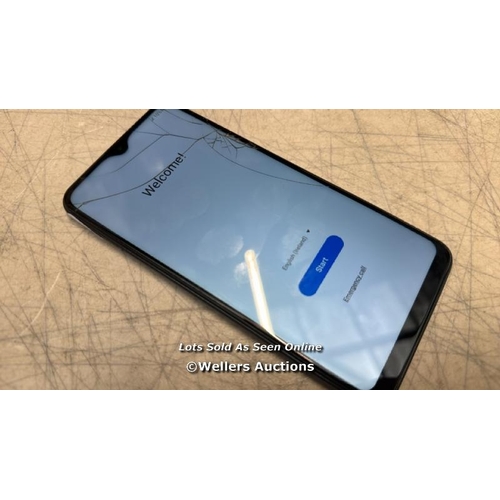 3034 - GALAXY A10 DUOS / SM - A105FN / GOOGLE LOCKED / IMEI 352696113016918 / SCREEN DAMAGED