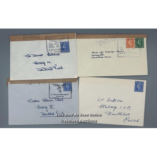 206 - Twelve envelopes used as props from the Colditz BBC TV Series that ran from 1972-74. These would hav... 