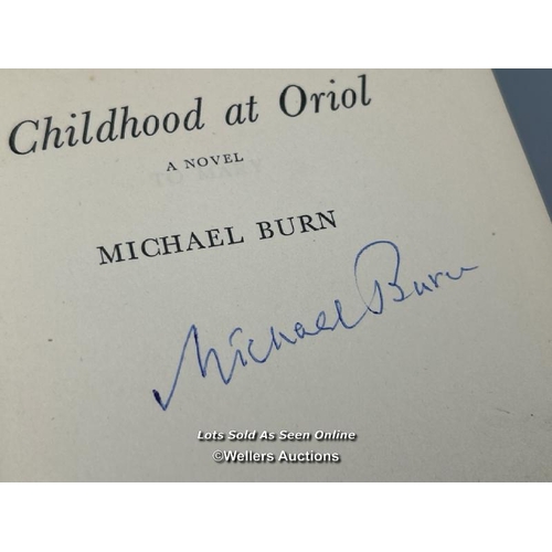 218 - A signed first edition hardback of 'Childhood at Oriol', an evocative and autobiographical novel by ... 