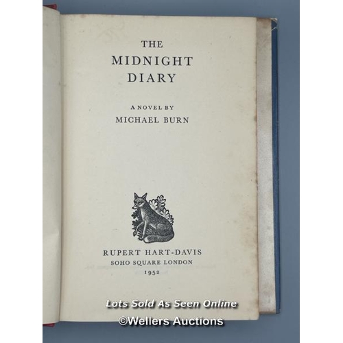 219 - A rare, signed first edition hardback of 'The Midnight Diary', written by the renowned British autho... 