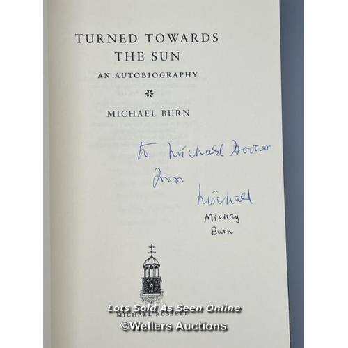 227 - A signed 2003 first edition hardback of 'Turned Towards the Sun', an insightful autobiography by the... 