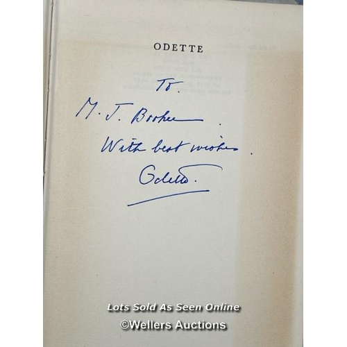 231 - A rare signed first edition hardback of 'Odette, The Story of a British Agent' written by Jerrard Ti... 