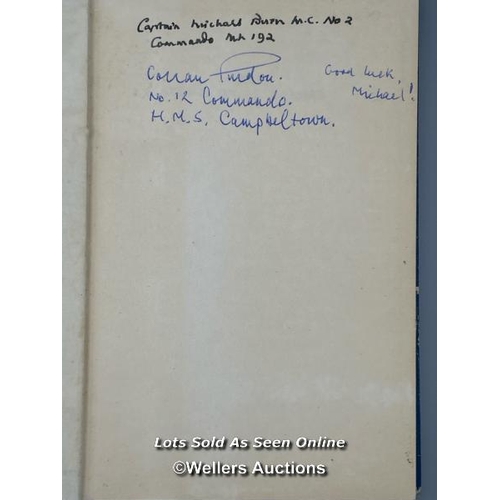 233 - A signed edition hardback of 'The Attack on St. Nazaire' written by Commander R.E.D. Ryder, V.C., R.... 