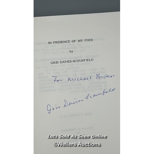 234 - A rare multiple-signed edition paperback of 'In Presence of my Foes' a compelling account by Gris Da... 