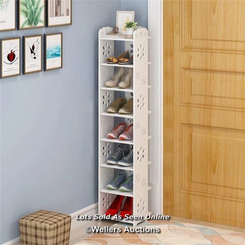 8007 - RRP: £178.99 - ROSALIND WHEELER 8 PAIR SHOE RACK  ***PLEASE NOTE*** THIS ITEM CAN ONLY BE COLLECTED ... 