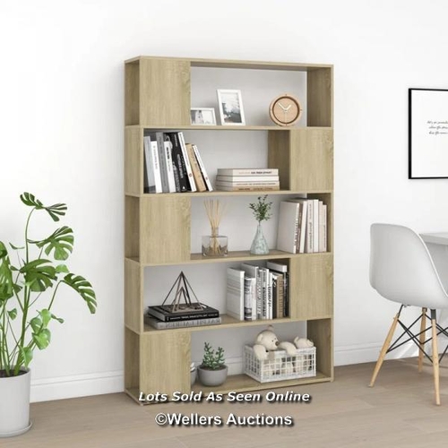 8008 - RRP: £74.99 - EBERN DESIGNS CATI BOOKCASE COLOUR: SONOMA OAK ***PLEASE NOTE*** THIS ITEM CAN ONLY BE... 