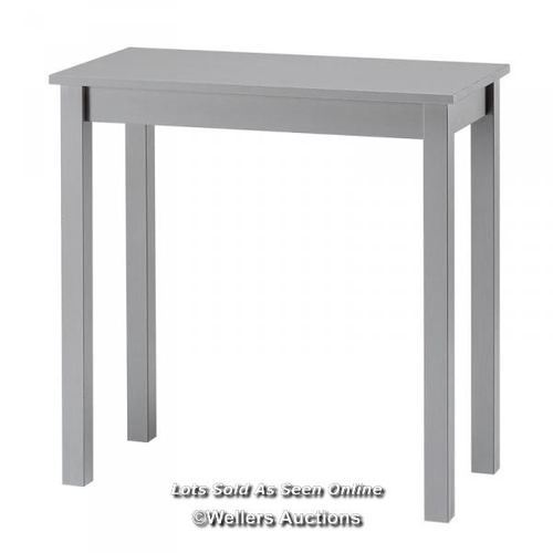 8018 - RRP: £109.99 - THREE POSTS STRATTANVILLE DESK COLOUR: GREY, SIZE: 75CM H X 75CM W X 38CM D ***PLEASE... 