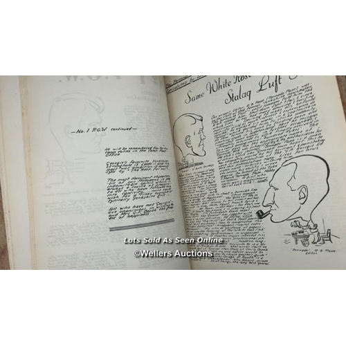 237 - A signed first original 'Kriegie Edition' hardback copy of 'The Yorkshire Post', carried by Royal Ai... 