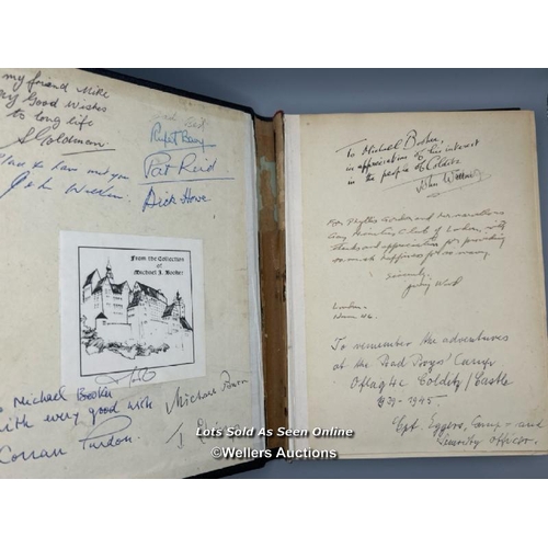 239 - A multi-signed 1946 edition hardback of 'Detour: The Story Of Oflag IVC' a firsthand account of life... 