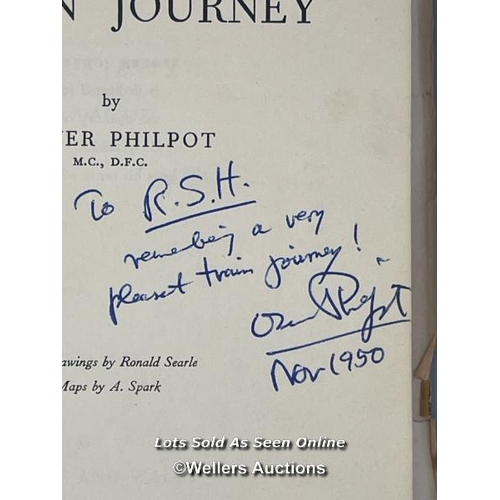 245 - A signed 1951 hardback edition of 'Stolen Journey' a captivating World War II escape story written b... 