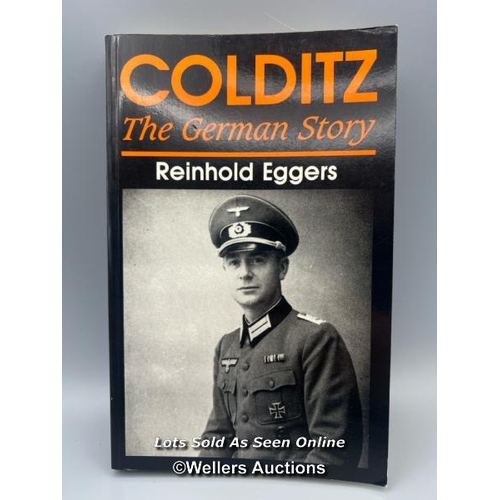 246 - A signed 1992 paperback edition of 'Colditz: The German Story' written by Hauptmann Reinhold Eggers,... 