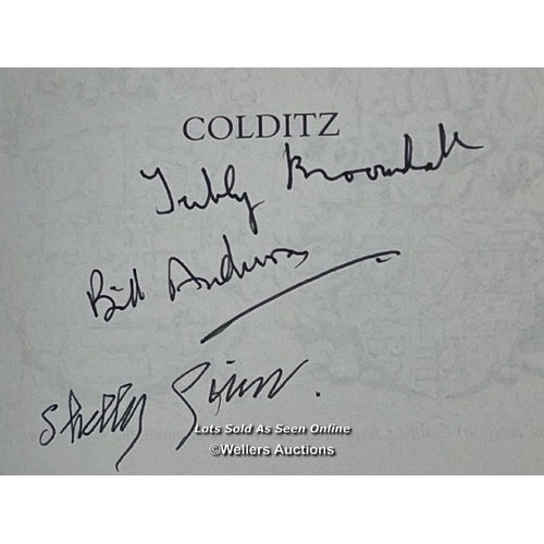 248 - A rare signed 1984 first edition hardback of 'Colditz: The full story' written by Major Pat Reid, on... 