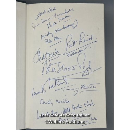 250 - A rare multi-signed first edition 1986 hardback edition of 'Tunnelling into Colditz: A mining engine... 