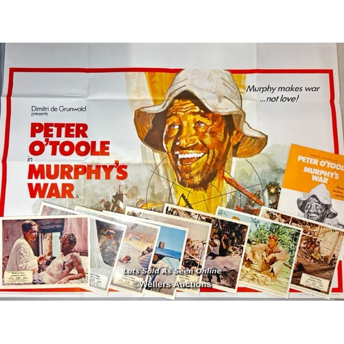 276 - Murphy's War (1971) starring Peter O'Toole, UK Quad film  poster, 30