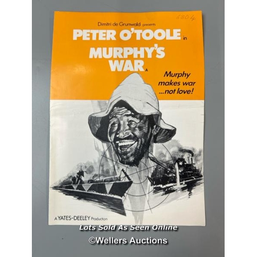 276 - Murphy's War (1971) starring Peter O'Toole, UK Quad film  poster, 30