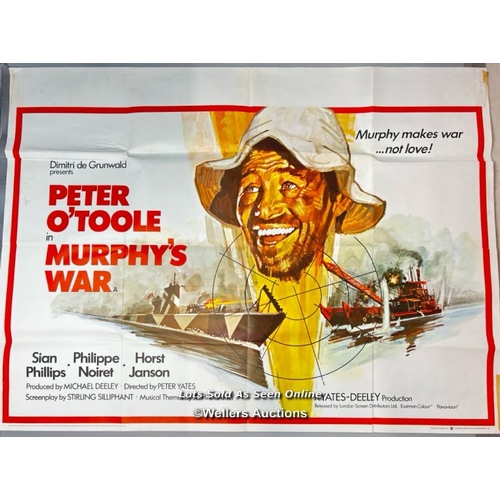 277 - Murphy's War (1971) starring Peter O'Toole, UK Quad film  poster, 30