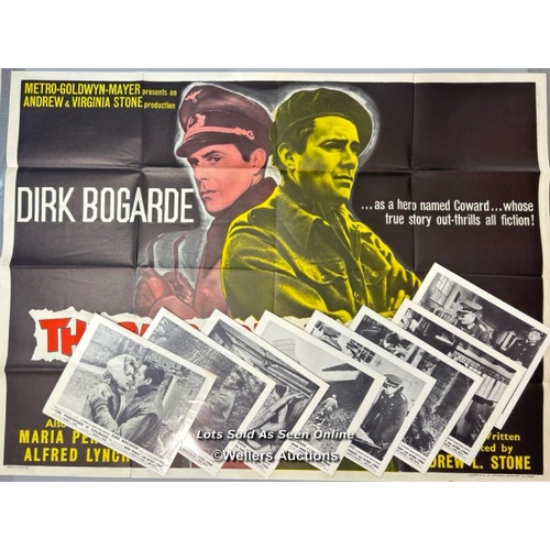 278 - The Password is Courage (1962) starring Dirk Bogarde, UK Quad film poster 30