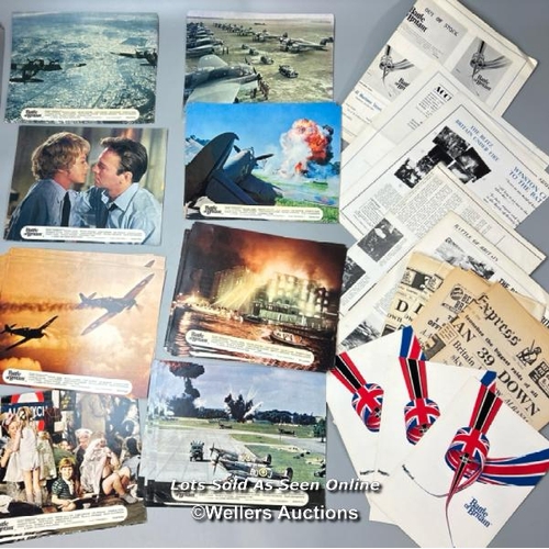 287 - Battle of Britain (1969) thirty-five colour press stills mostly duplicates of the same eight images ... 