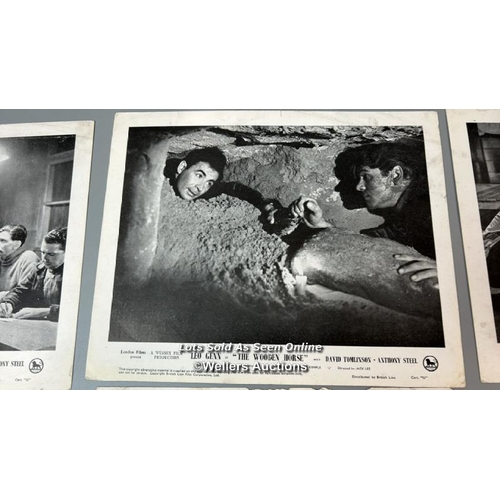 288 - The Wooden Horse (1950) starring Leo Glenn. Seven B/W lobby cards 8