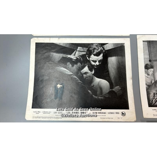 288 - The Wooden Horse (1950) starring Leo Glenn. Seven B/W lobby cards 8