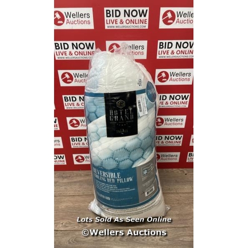 HOTEL GRAND ALL SEASONS REVERSIBLE ROLLED PILLOW / MINIMAL SIGNS OF USE