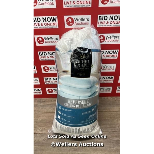 HOTEL GRAND ALL SEASONS REVERSIBLE ROLLED PILLOW / MINIMAL SIGNS OF USE