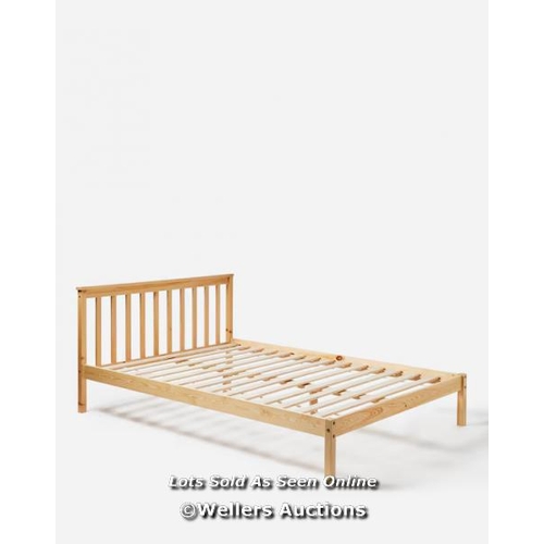 8050 - RRP: �154 - BOSWORTH PINE DOUBLE BED FRAME / APPEARS NEW (SEE IMAGES) / COMES IN TWO BOXES / COLLECT... 