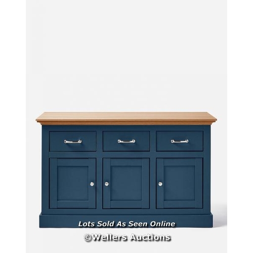 8055 - RRP: �270 - JULIPA ASHFORD 3 DOOR 3 DRAWER SIDEBOARD / APPEARS NEW, SEE IMAGES / COMES IN TWO BOXES ... 