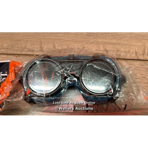 8310 - PORTWEST GAS WELDING GOGGLE, SIZE: ONE SIZE, COLOUR: BOTTLE GREEN, PW60BGR / NEW / F26