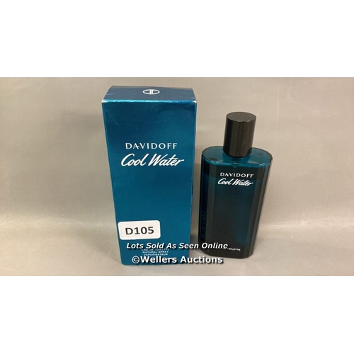 9519 - PERFURM DAVIDDOFF COOL WATER - NATURAL SPRAY 125ML