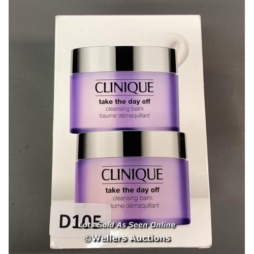 9523 - CLINIQUE TRAVEL SET - TAKE THE DAY OFF CLEASING BALM 250ML X2 - BRAND NEW