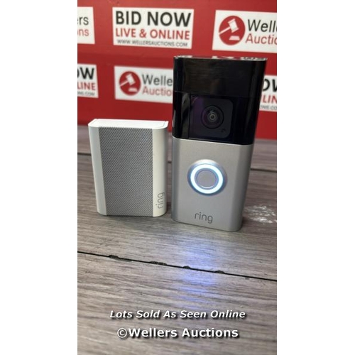 RING BATTERY VIDEO DOORBELL PLUS WITH CHIME