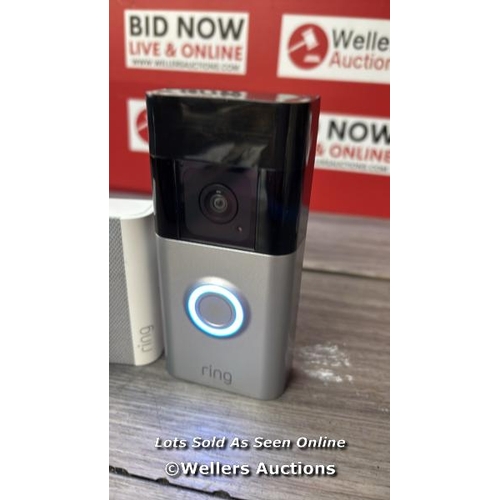 RING BATTERY VIDEO DOORBELL PLUS WITH CHIME