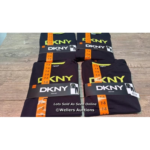 6019 - 4X KIDS NEW DKNY PJ SET 7-8 / A22