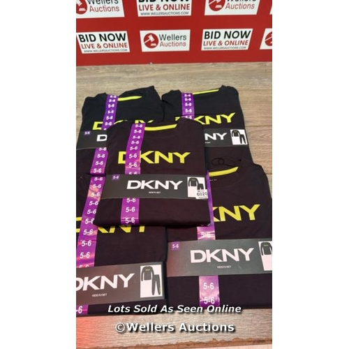 6020 - 4X KIDS NEW DKNY PJ SET 5-6 / A22