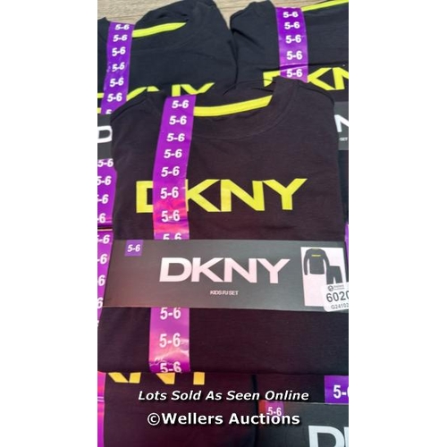 6020 - 4X KIDS NEW DKNY PJ SET 5-6 / A22