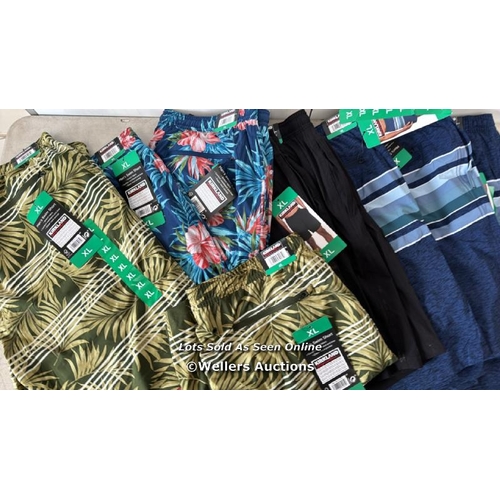 6036 - 10X PAIRS OF GENTS NEW KIRKLAND SIGNATURE SWIM SHORTS / XL / H73