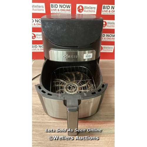 6248 - GOURMIA AIR FRYER 6.7L POWERS UP / SIGNS OF USE / A23