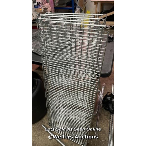 6281 - TRINITY 6 TIER METAL RACK / SIGNS OF USE / W3