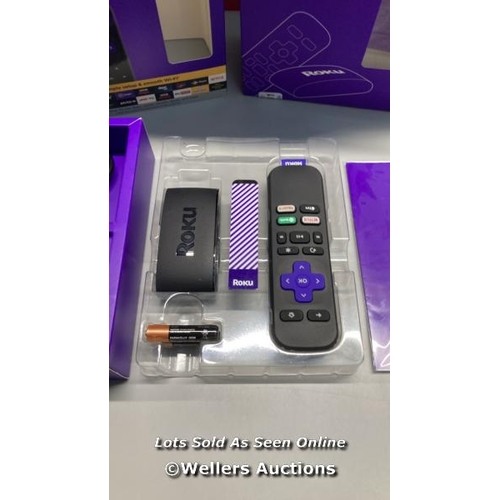 6531 - ROKU EXPRESS 4K | HD/4K/HDR STREAMING MEDIA PLAYER, BLACK / APPEARS TO BE IN GOOD CONDITION / SEE AL... 