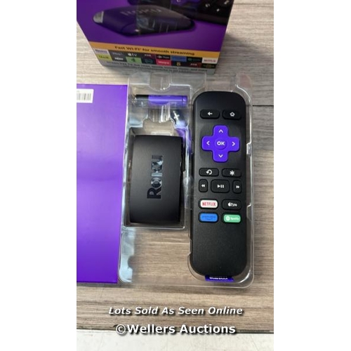 6534 - ROKU EXPRESS (NEW, 2023) HD STREAMING DEVICE WITH HIGH-SPEED HDMI CABLE AND STANDARD REMOTE (NO TV C... 