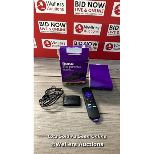 6540 - ROKU EXPRESS (NEW, 2023) HD STREAMING DEVICE WITH HIGH-SPEED HDMI CABLE AND STANDARD REMOTE (NO TV C... 