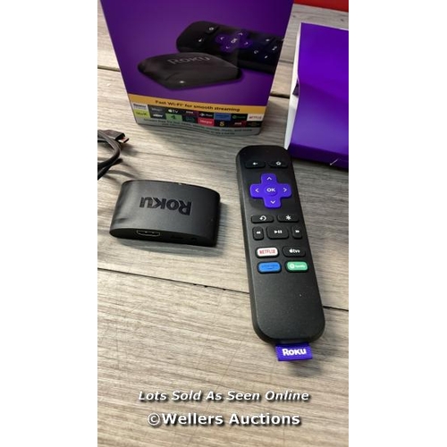 6540 - ROKU EXPRESS (NEW, 2023) HD STREAMING DEVICE WITH HIGH-SPEED HDMI CABLE AND STANDARD REMOTE (NO TV C... 