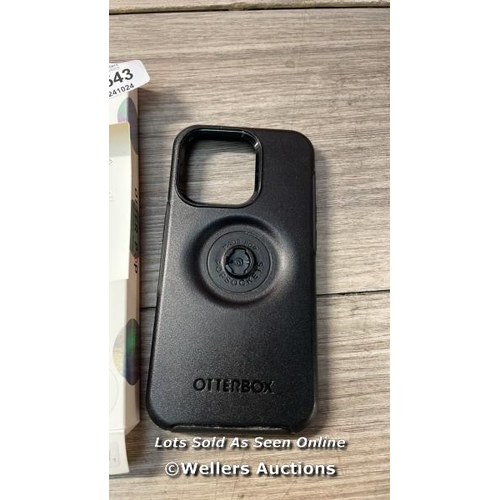 6543 - OTTERBOX OTTER+POP CASE FOR IPHONE 14 PRO, SHOCKPROOF, DROP PROOF, PROTECTIVE CASE WITH POPSOCKETS P... 