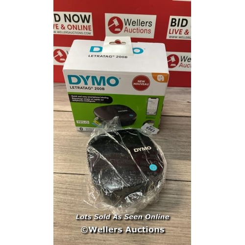 6563 - DYMO LETRATAG 200B BLUETOOTH LABEL MAKER | COMPACT LABEL PRINTER | CONNECTS THROUGH BLUETOOTH WIRELE... 