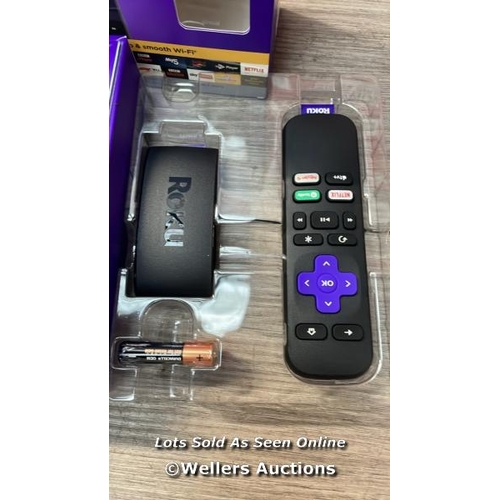 6569 - ROKU EXPRESS 4K | HD/4K/HDR STREAMING MEDIA PLAYER, BLACK / APPEARS TO BE IN GOOD CONDITION / SEE AL... 