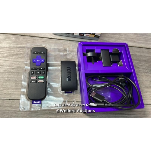 6572 - ROKU EXPRESS 4K | HD/4K/HDR STREAMING MEDIA PLAYER, BLACK / APPEARS TO BE IN GOOD CONDITION / SEE AL... 