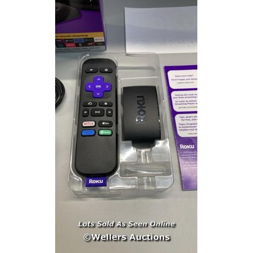 6574 - ROKU EXPRESS (NEW, 2023) HD STREAMING DEVICE WITH HIGH-SPEED HDMI CABLE AND STANDARD REMOTE (NO TV C... 