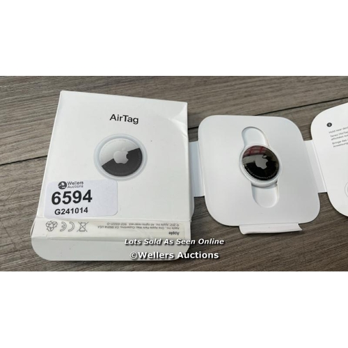 6594 - APPLE AIRTAG / APPEARS TO BE IN GOOD CONDITION / SEE ALL IMAGES TO ASSIST / H18